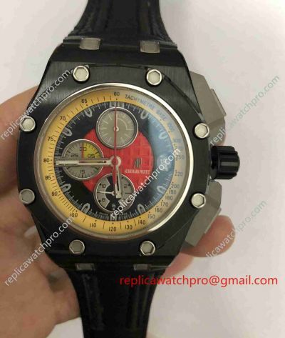 Audemars Piguet Royal Oak Offshore Grand Prix Red Chronograph Leather Band Watch